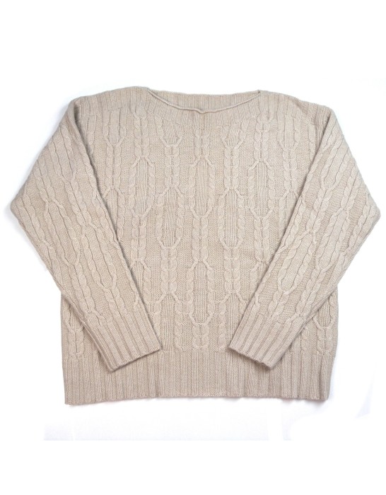 Daniel & Mayer Maglia Donna Mod. 72323 Trecce Beige Daniel & Mayer Maglia Donna Mod. 72323 Trecce Beige