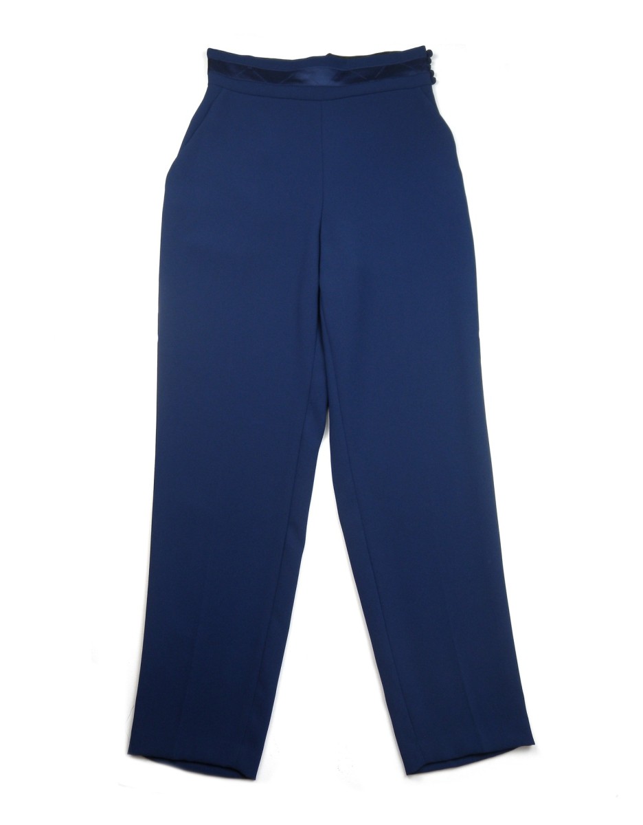 Elisabetta Franchi Women's Trousers ART 788 COL 590 Ink