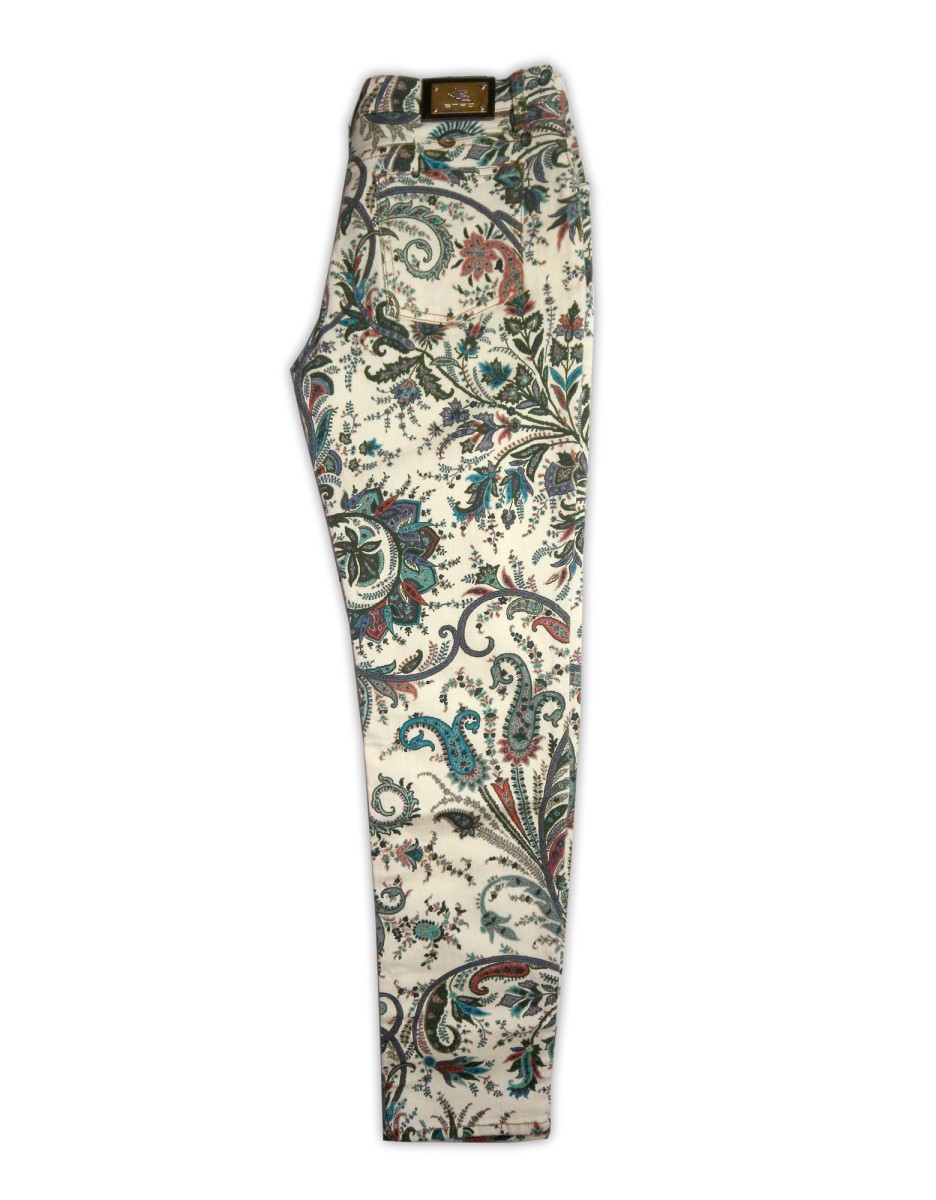 Etro Women's Trousers ART 17898 TIR 9114 VAR 990 Multicolor Floral