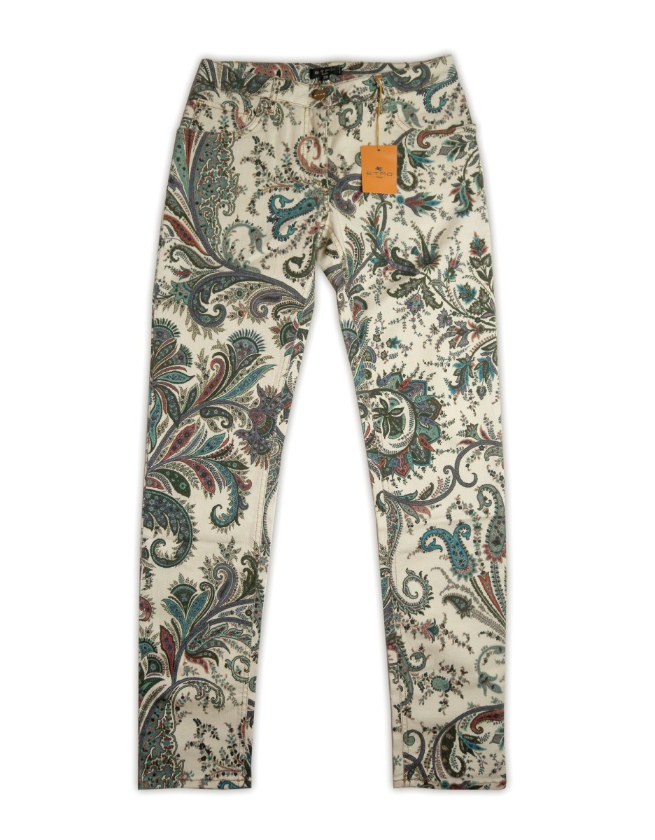 Etro Pantalone Donna ART 17898 TIR 9114 VAR 990 Floreale Multicolor