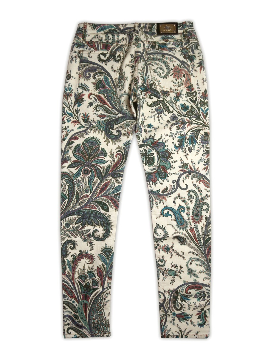 Etro Women's Trousers ART 17898 TIR 9114 VAR 990 Multicolor Floral