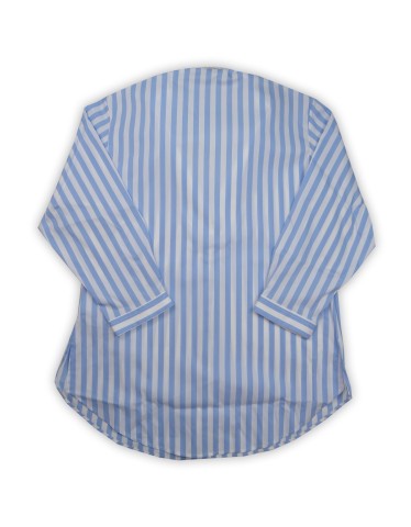 Daniel & Mayer Camicia Donna Mod. Dorotea Rigata Celeste 2