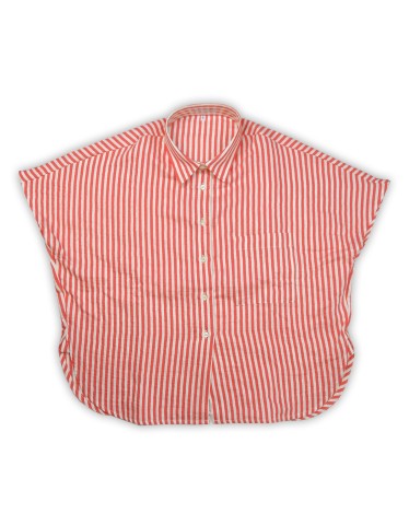 Daniel & Mayer Women's Shirt Mod. Giada Striped Orange