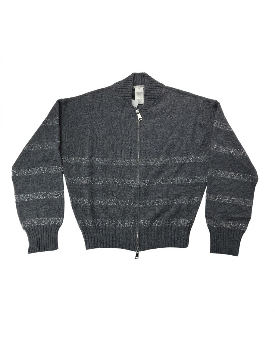 Daniel & Mayer Cardigan Donna Mod. 53736 Grigio Lurex