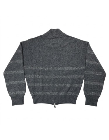 Daniel & Mayer Cardigan Donna Mod. 53736 Grigio Lurex 2