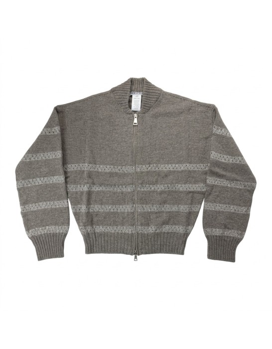 Daniel & Mayer Women's Cardigan Model 53736 Dove Grey Melange Lurex