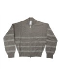 Daniel & Mayer Women's Cardigan Model 53736 Dove Grey Melange Lurex