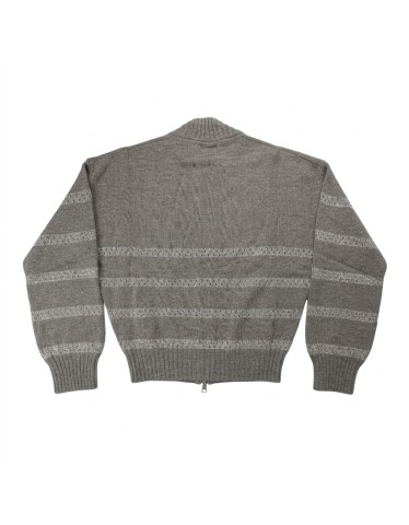 Daniel & Mayer Women's Cardigan Model 53736 Dove Grey Melange Lurex 2