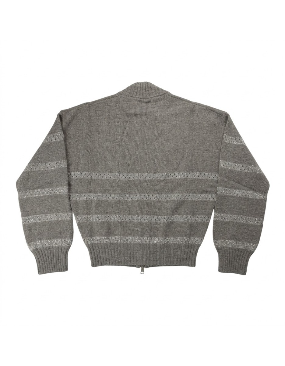 Daniel & Mayer Cardigan Donna Mod. 53736 Tortora Melange Lurex