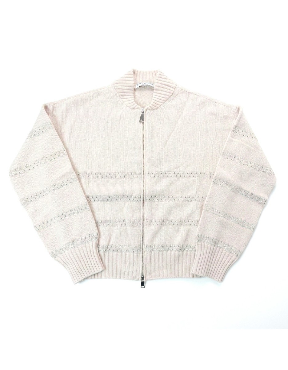 Daniel & Mayer Cardigan Donna Mod. 53736 Avorio Lurex