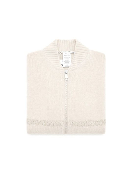 Daniel & Mayer Cardigan Donna Mod. 53736 Avorio Lurex