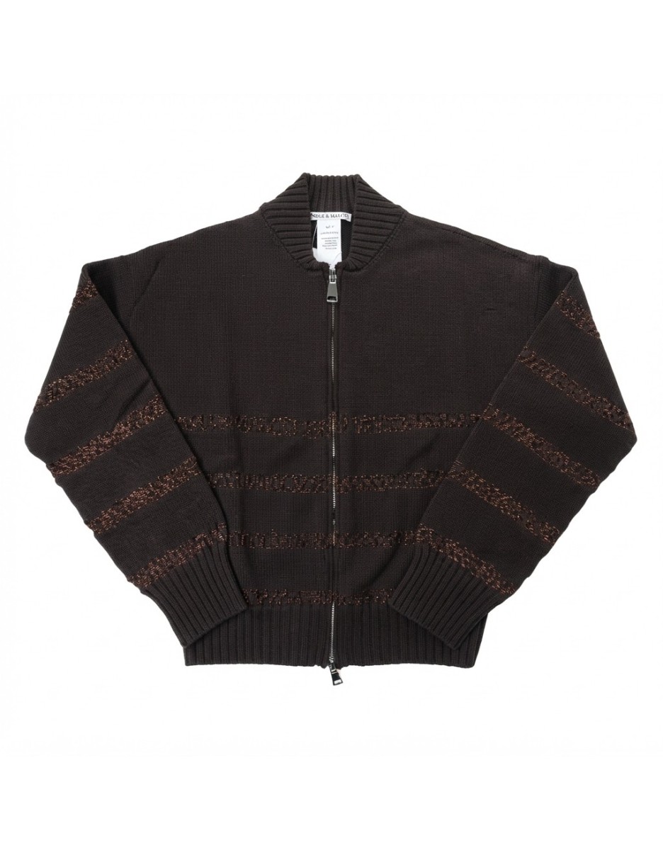 Daniel & Mayer Women's Cardigan Model 53736 Testa di Moro Lurex
