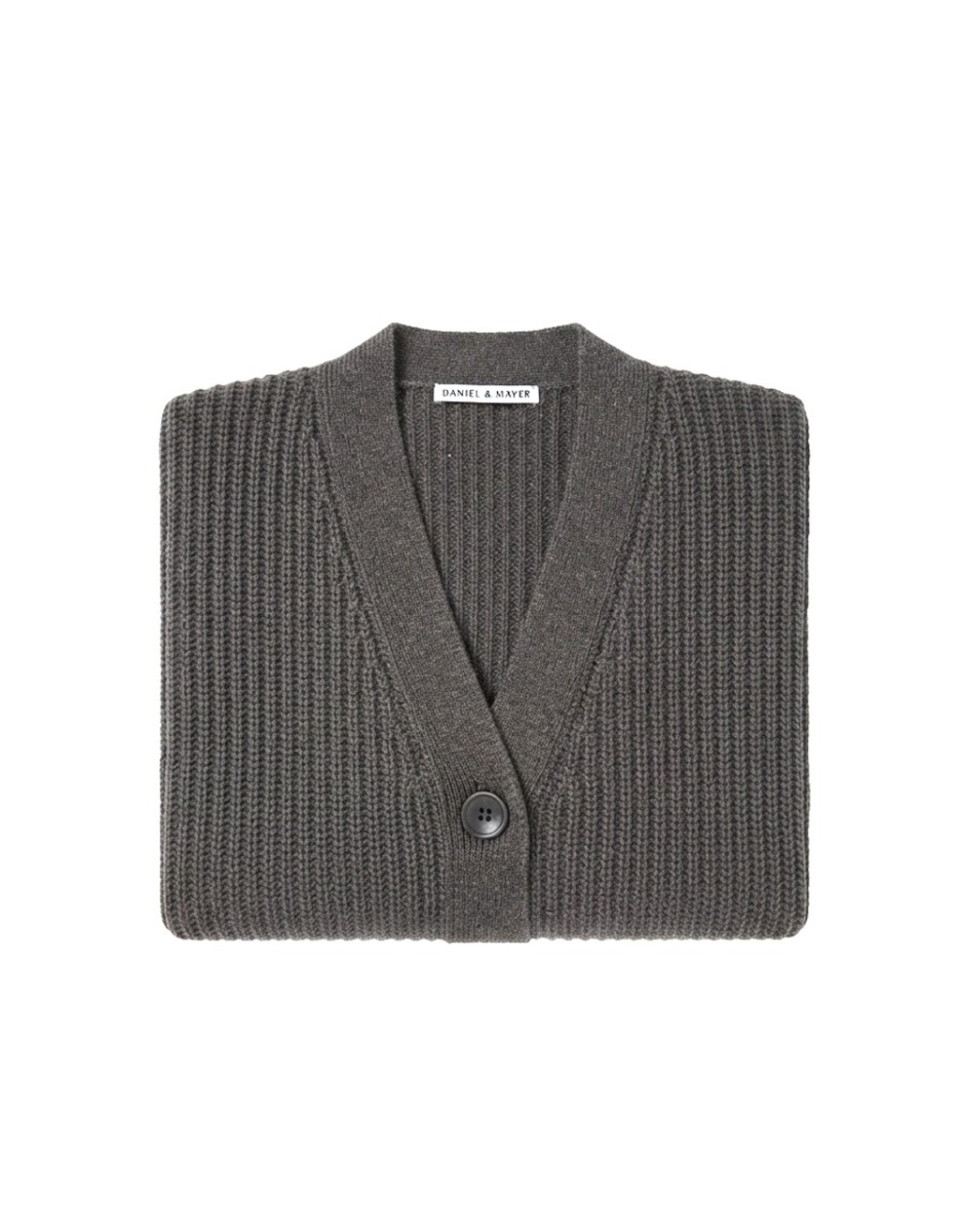 Daniel & Mayer Women's Cardigan Model 33582 Grey Melange