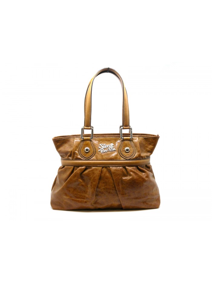 Woman Shopper Bloom bag, double shoulder short handle