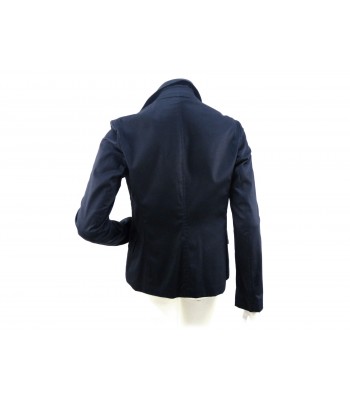 Short women's jacket for men, cotton jersey with hook closure. 2