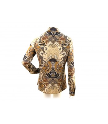 Camicia Donna con fantasia floreale simmetrica 2