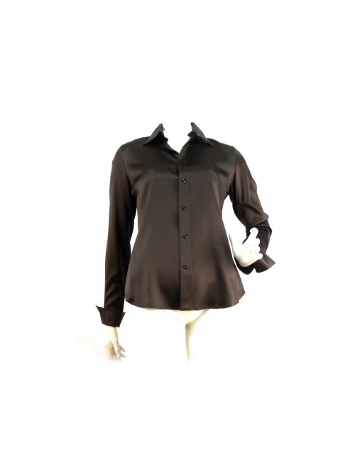 Camicia Donna tinta unita taglio classico sfiancato.