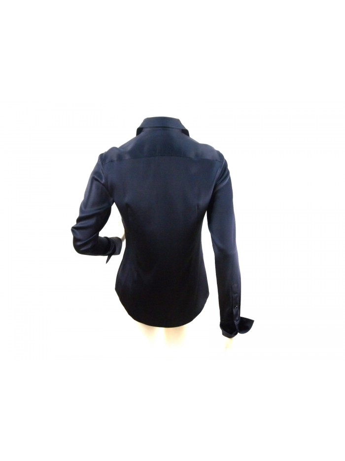 Camicia Donna tinta unita taglio classico sfiancato.