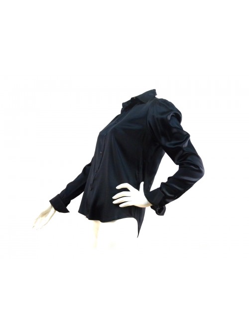 Camicia Donna tinta unita taglio classico sfiancato con repecchia.