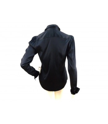 Solid color women's shirt, classic cut with a mirror. 2