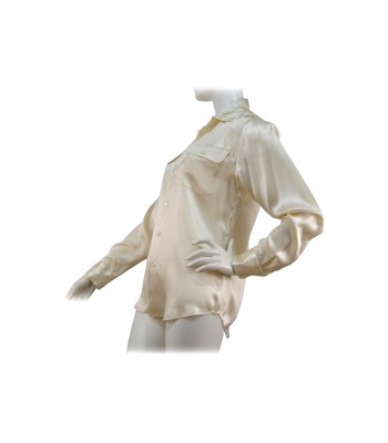 Solid color classic cut shirt with chest pockets 2