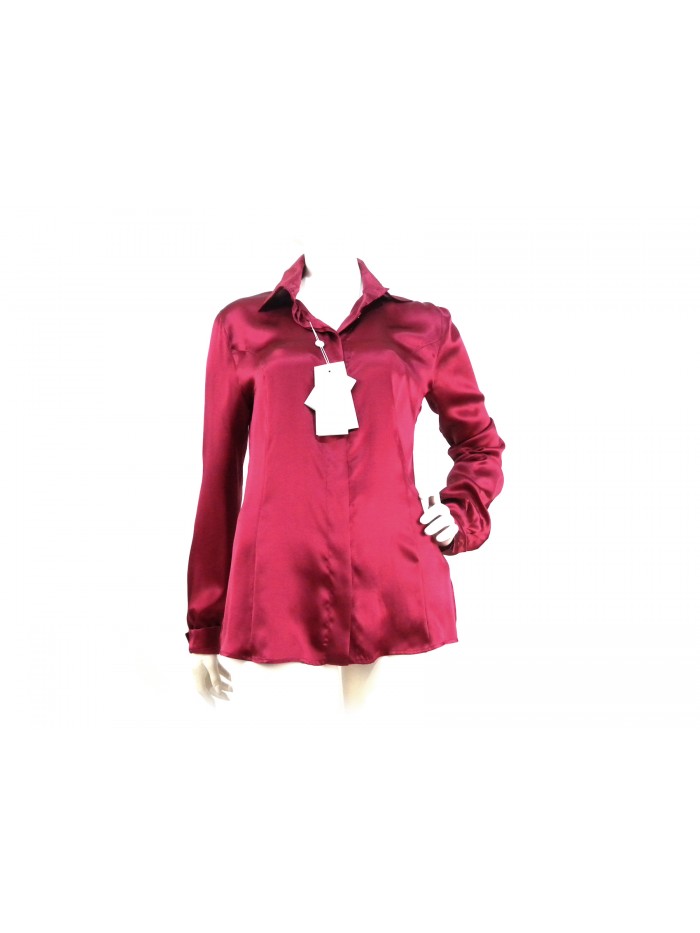 Camicia Donna sfiancata con tessuto a contrasto Camicia Donna sfiancata con tessuto a contrasto