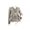 Short women's jacket 2 overlapping pockets with wide buttons.