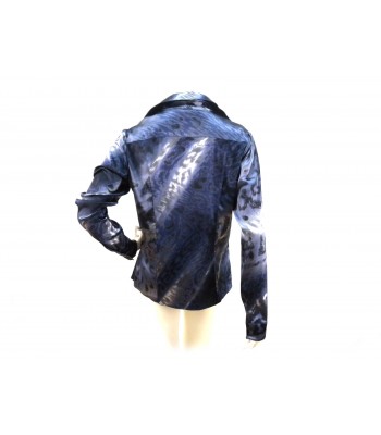 Shirt classic women cut classic with animalier sky fantasy. 2