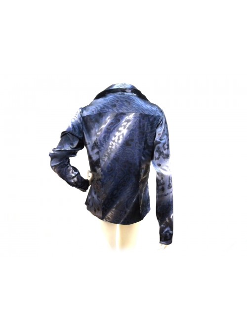 Shirt classic women cut classic with animalier sky fantasy.