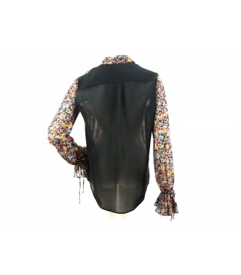 Camicia Donna fantasia Coreana con fiori colorati 2