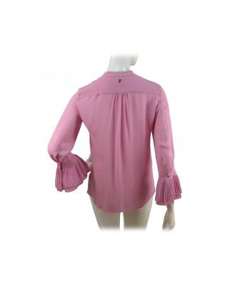 Shirt Woman Korean collar with pleated decoration and 3/4 sleeves. 2