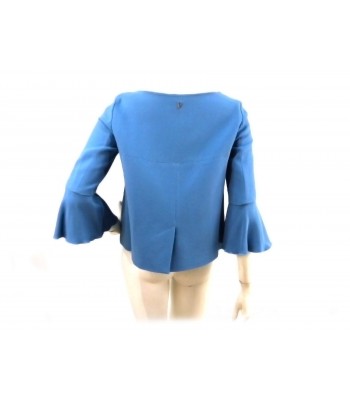 Short Shanty Woman Shirt with half-breasted ruffle. 2