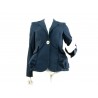 Short women's jacket 2 overlapping pockets with wide buttons.