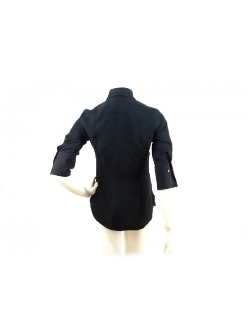 Camicia Donna con collo spread, petto sparato