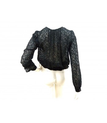 Transparent woman shirt with 2 buttons cuffs 2