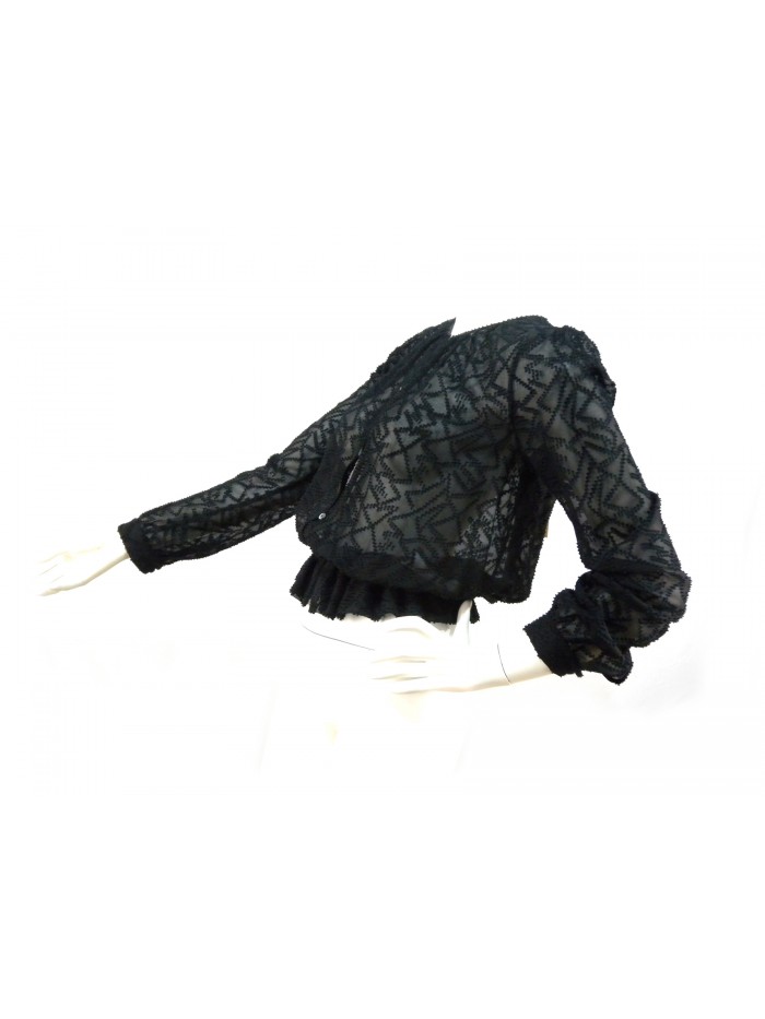 Camicia Donna trasparente con polsini 2 bottoni