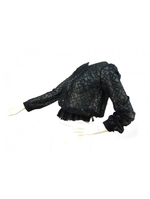 Camicia Donna trasparente con polsini 2 bottoni