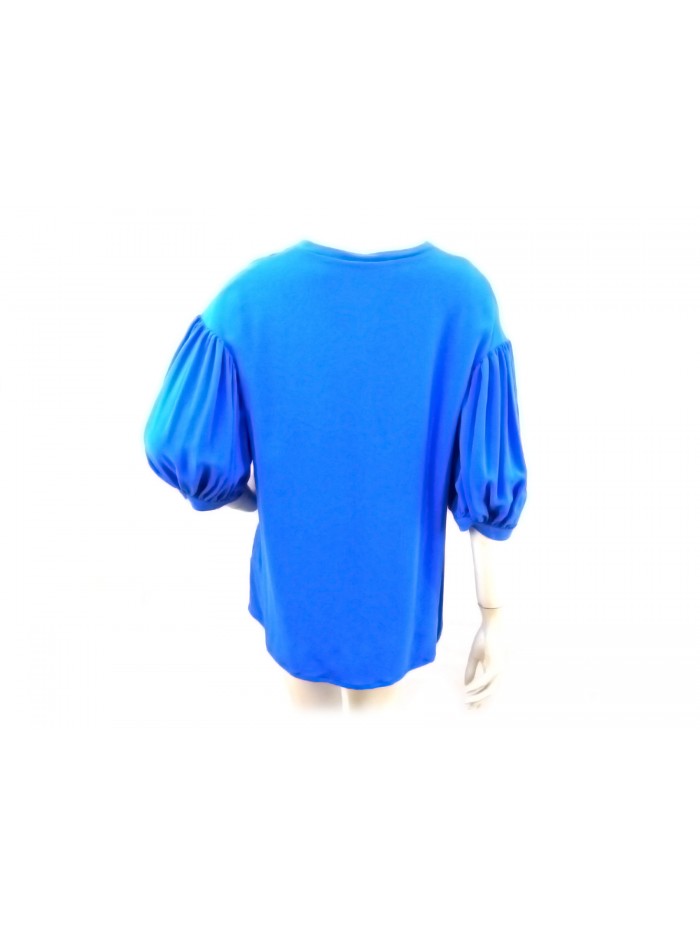 Camicia Donna giro sceso con manica 3/4 arricciata.