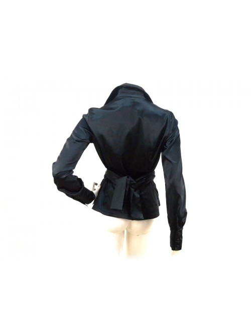 Blouse Shirt Woman with open collar and pleated shoot