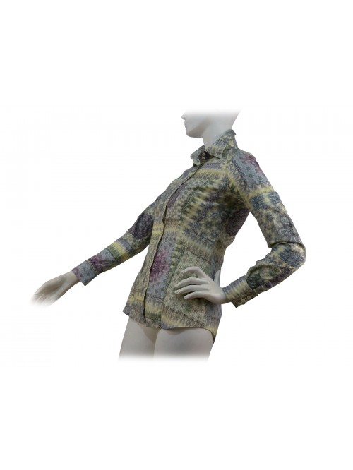 Camicia Donna fantasia medusa modulare.