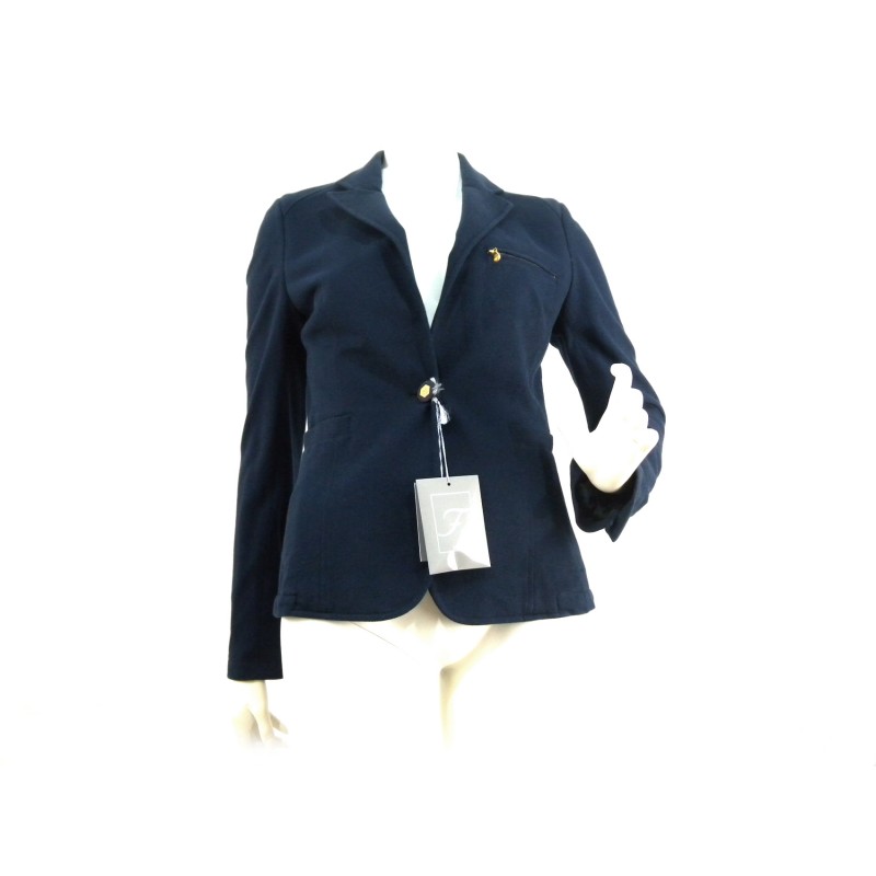 Short woman jacket blazer pique 2 pockets with zip pocket. Short woman jacket blazer pique 2 pockets with zip pocket.
