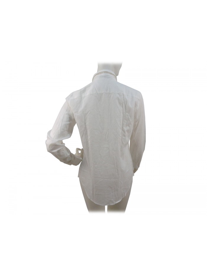 Camicia Donna fantasia ricamata cachemire su tinta.