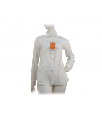 Etro Camicia Donna Ricamata White