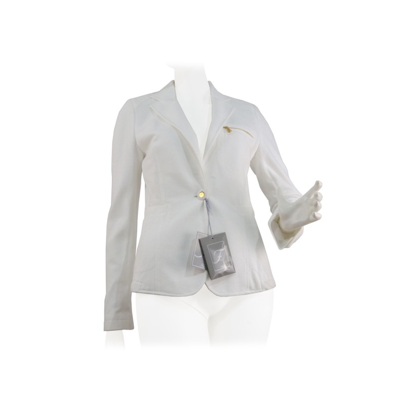 Short woman jacket blazer pique 2 pockets with zip pocket. Short woman jacket blazer pique 2 pockets with zip pocket.
