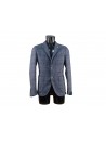 Prince of Wales unlined jacket for men blue / white.