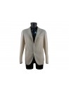 Unlined cream jacket for men.