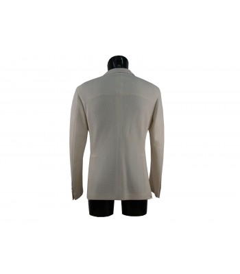 Unlined cream jacket for men. 2