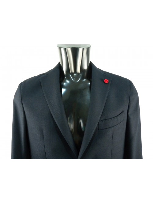 Men's jacket with blue lining.