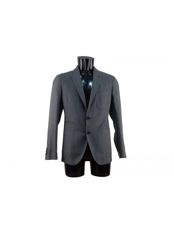 Unlined jacket Pie de Poule 4 front pockets. Unlined jacket Pie de Poule 4 front pockets.