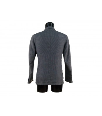 Unlined jacket Pie de Poule 4 front pockets. 2